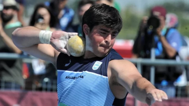 Nazareno Sasia, medalla dorada en lanzamiento de bala Nazareno Sasia, medalla dorada en lanzamiento de bala
