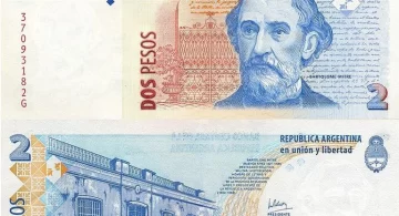 Los bancos deberán aceptar el billete de $2 hasta el 31 de mayo Los bancos deberán aceptar el billete de $2 hasta el 31 de mayo
