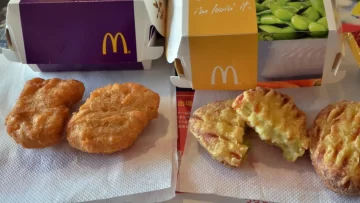 Casi se asfixia por un extraño elemento en un nugget de una conocida hamburguesería Casi se asfixia por un extraño elemento en un nugget de una conocida hamburguesería