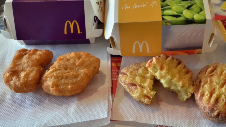 Casi se asfixia por un extraño elemento en un nugget de una conocida hamburguesería Casi se asfixia por un extraño elemento en un nugget de una conocida hamburguesería