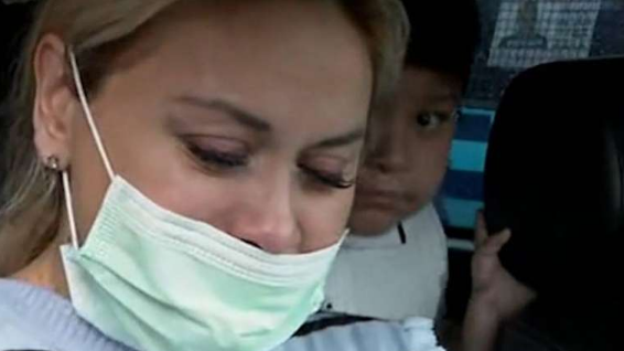 Verónica Ojeda daba una nota y Dieguito Maradona la interrumpió con un mensaje conmovedor Verónica Ojeda daba una nota y Dieguito Maradona la interrumpió con un mensaje conmovedor