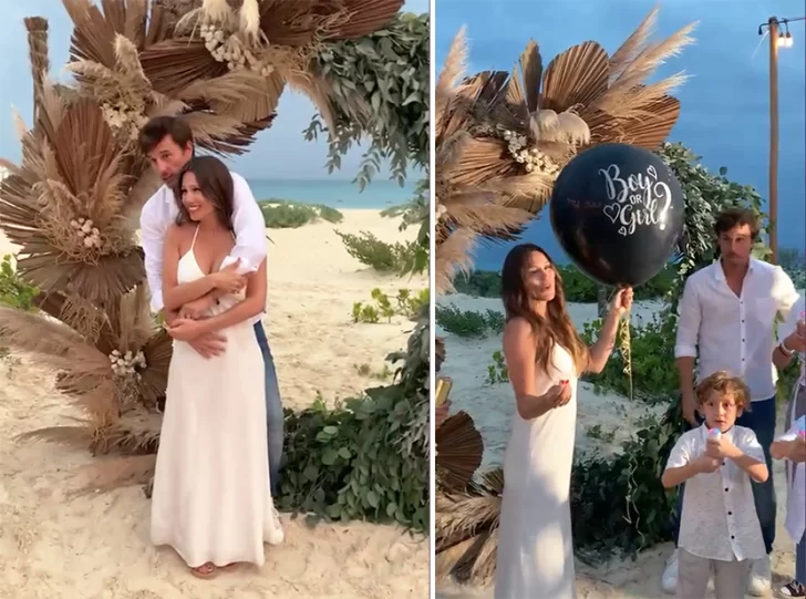 Pampita confirmó su embarazo con una reunión familiar que transmitió en vivo por Instagram Pampita confirmó su embarazo con una reunión familiar que transmitió en vivo por Instagram