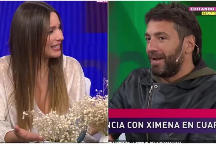 Pampita escrachó en vivo los “coqueteos” virtuales de Gustavo Conti: “¿Por qué me mandás fueguitos?”