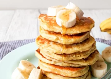 Con cuatro ingredientes, se realizan estos exquisitos panqueques de banana