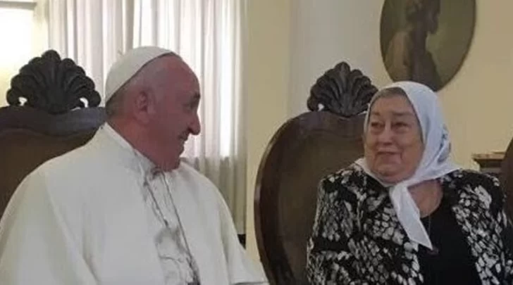 Francisco le envió una carta a Hebe de Bonafini por la “admirable trayectoria” de Madres de Plaza de Mayo Francisco le envió una carta a Hebe de Bonafini por la “admirable trayectoria” de Madres de Plaza de Mayo