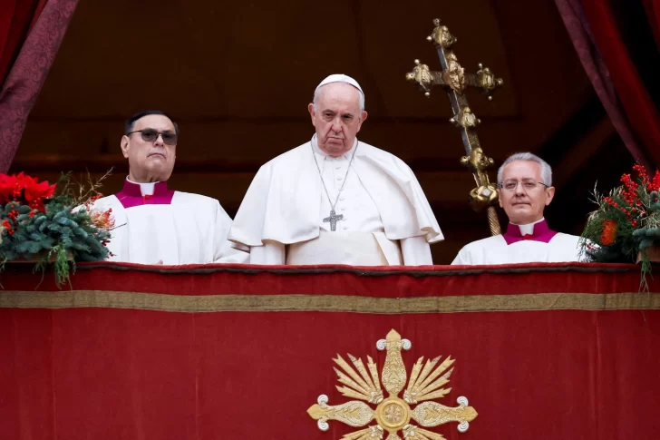 En Navidad, el Papa lamentó “conflictos y crisis, que parece que no terminan nunca”