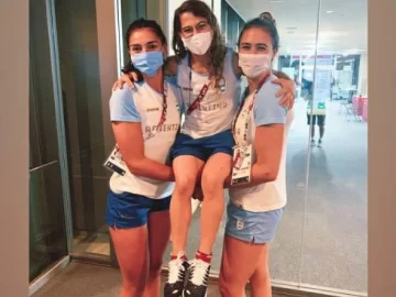 “Con la Peque más crack”: la sanjuanina Herrera, en el recibimiento a Pareto