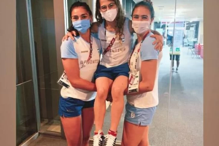 “Con la Peque más crack”: la sanjuanina Herrera, en el recibimiento a Pareto