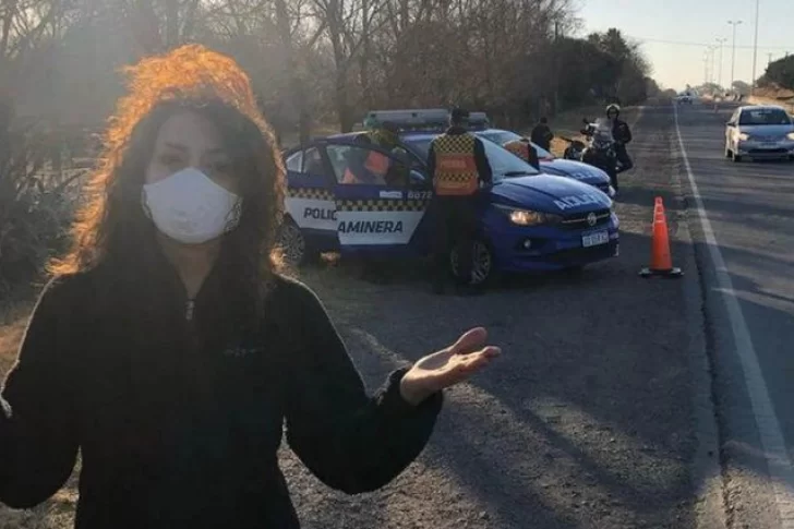 Multaron a Patricia Sosa: iba a 120 kilómetros por hora