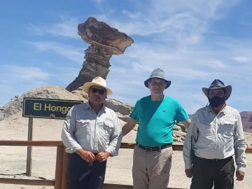 El presidente del Banco Central, de turista en Valle Fértil El presidente del Banco Central, de turista en Valle Fértil