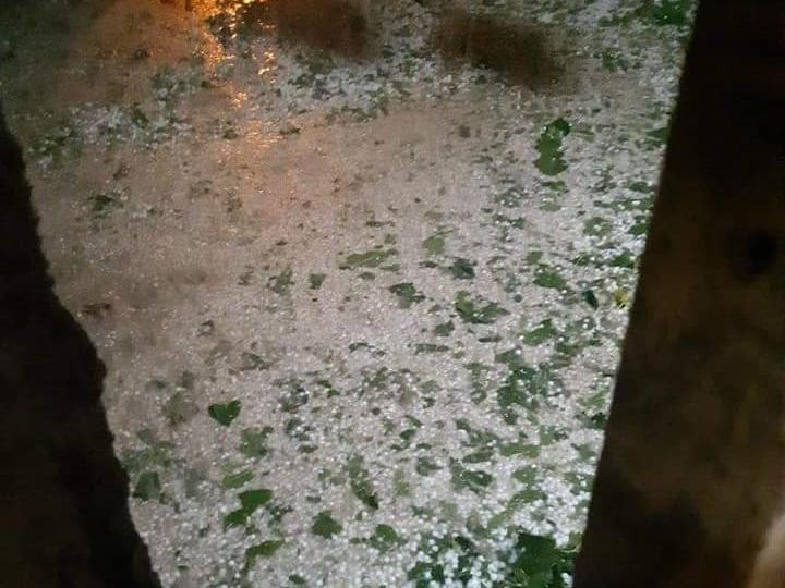 Las consecuencias de la intensa tormenta con granizo que azotó a parte de Sarmiento Las consecuencias de la intensa tormenta con granizo que azotó a parte de Sarmiento