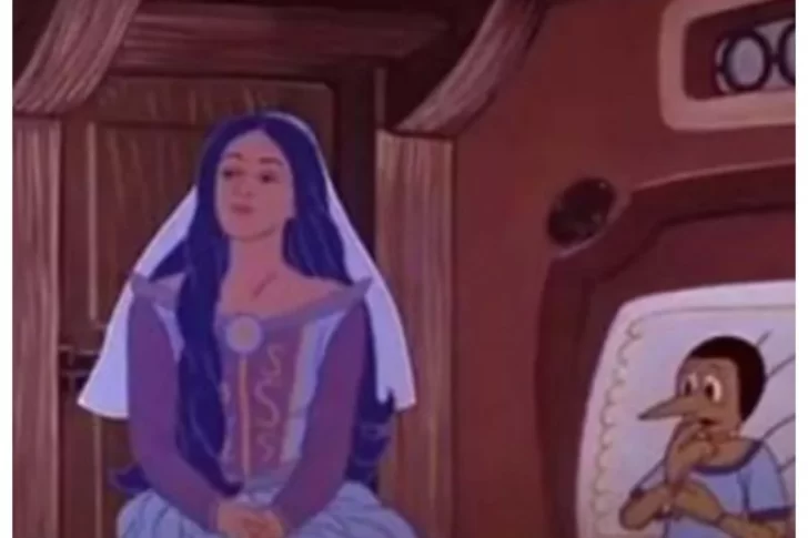 Una escena de Pinocho anticipó el baile de los “africanos del ataúd”