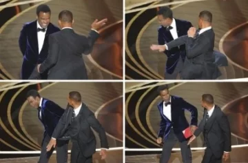 Will Smith le dio un golpe a Chris Rock por burlarse de su esposa Will Smith le dio un golpe a Chris Rock por burlarse de su esposa