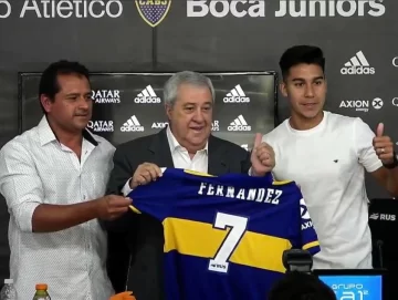 Pol Fernández presentado en Boca: “El destino me deposita de nuevo acá” Pol Fernández presentado en Boca: “El destino me deposita de nuevo acá”