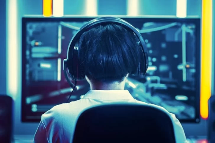 Festejo de primavera con pantallas