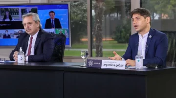 Fernández y Kicillof analizaron la crisis sanitaria de Buenos Aires pero por ahora no habrá nuevas medidas Fernández y Kicillof analizaron la crisis sanitaria de Buenos Aires pero por ahora no habrá nuevas medidas