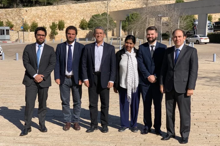 El presidente de la AMIA y Margarita Barrientos visitaron una gran ONG israelí