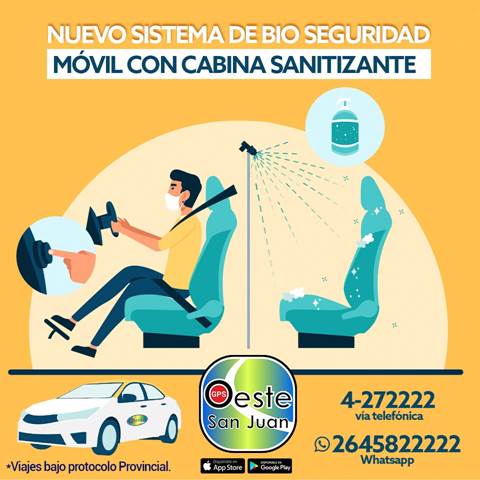 El novedoso sistema de desinfección que implementó Remis Oeste El novedoso sistema de desinfección que implementó Remis Oeste