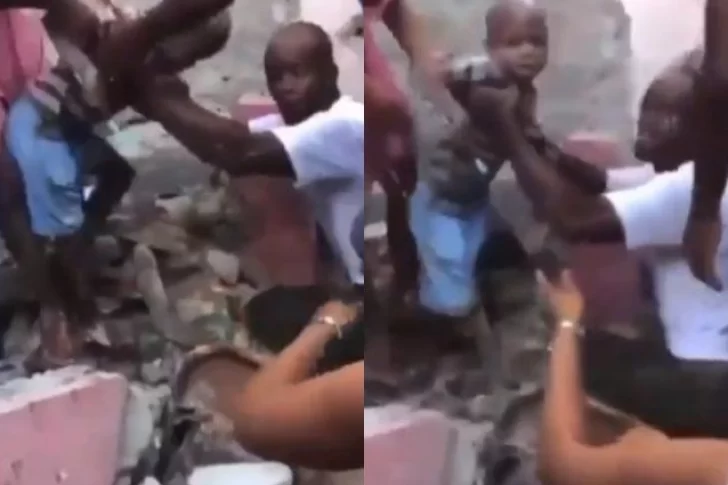 El emotivo rescate de dos niños en Haití tras el terremoto