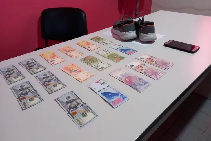 Denunció que le robaron 5.000 dólares y la policía le recuperó el 10%