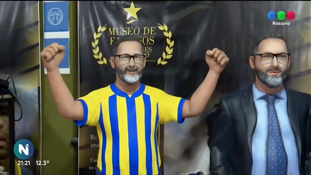 Gerardo Rozín fue inmortalizado en el Museo de los Famosos