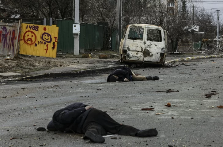 Horror en calles ucranianas tras repliegue ruso Horror en calles ucranianas tras repliegue ruso