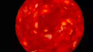 Un científico francés confundió la foto de una feta de salame con un nuevo planeta Un científico francés confundió la foto de una feta de salame con un nuevo planeta