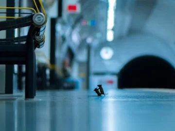 Una pelea de ratones en el metro, mejor foto de naturaleza del año Una pelea de ratones en el metro, mejor foto de naturaleza del año