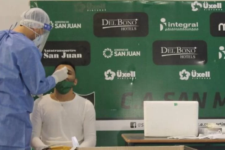 San Martín: se completó el hisopado a jugadores, cuerpo técnico y auxiliares
