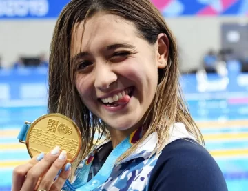 La nadadora Delfina Pignatiello anunció su retiro a sus 22 años