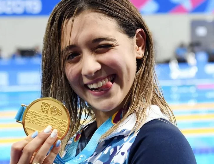 La nadadora Delfina Pignatiello anunció su retiro a sus 22 años