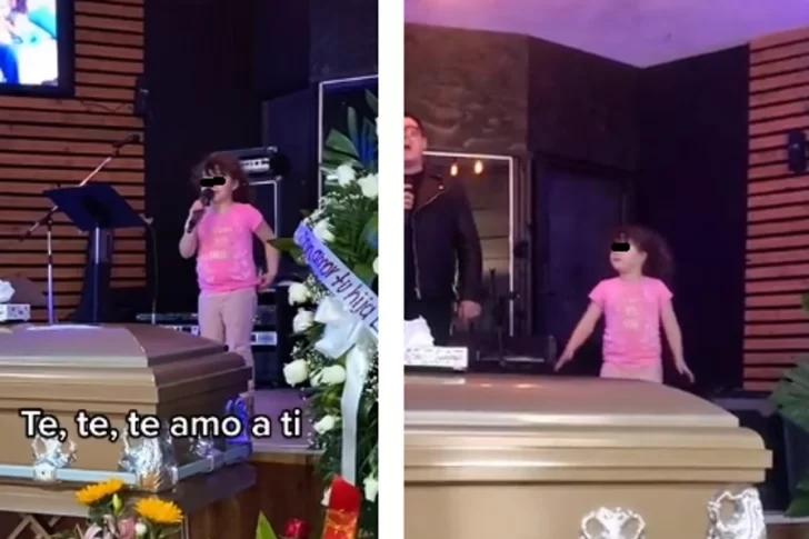 Hicieron cantar a una nena en el velorio de su abuelo y ella improvisó “lo van a enterrar”