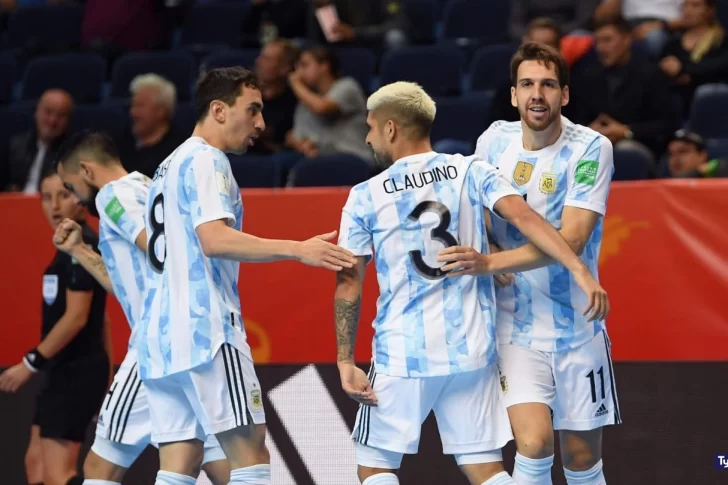 Mundial de Futsal: Argentina enfrenta a Serbia luego de golear a EE.UU
