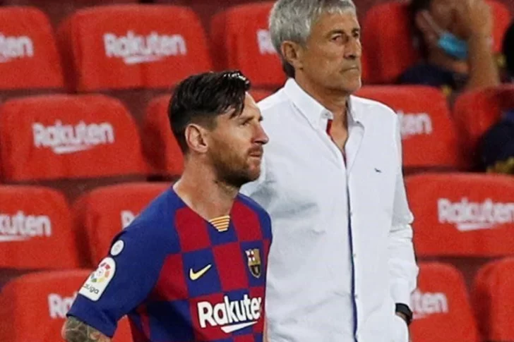 La frase de Setién que rompió trato con Messi: “Si no te gusta lo que digo, ahí tienes la puerta”