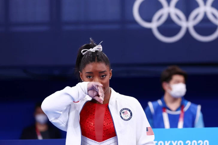 Reemplazaron a Simone Biles en la prueba por equipos de gimnasia artística luego de que se retirara
