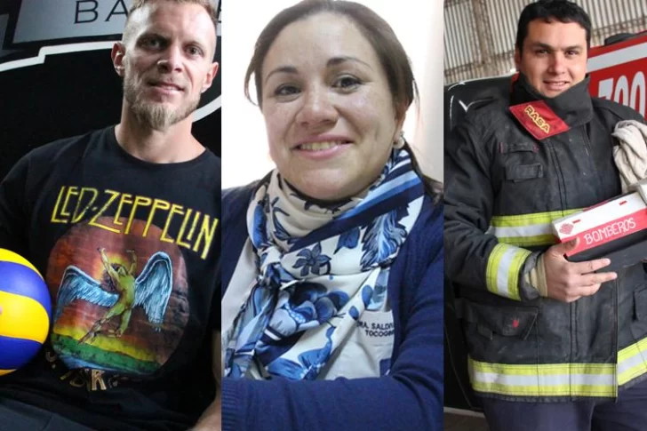 Tres héroes de las profesiones que son las  preferidas por los niños