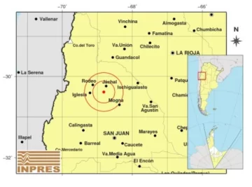 Se registró un sismo de 4.5° en el Norte de la provincia Se registró un sismo de 4.5° en el Norte de la provincia