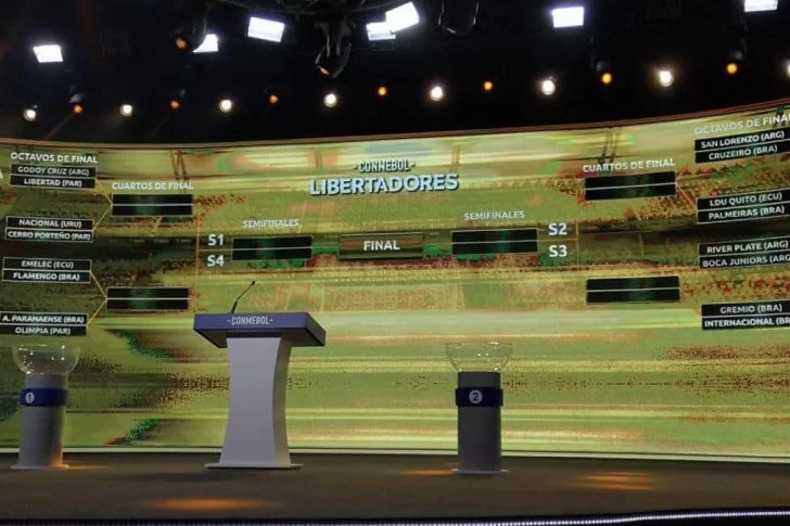 La Conmebol hizo un simulacro y salió el cruce ¡Boca-River!