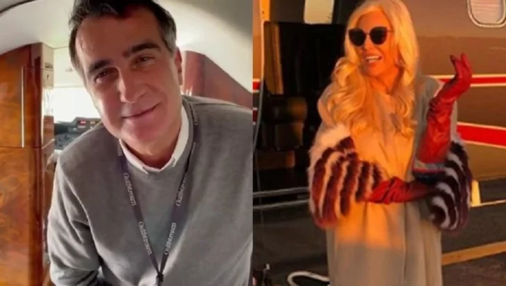 VIDEO: la divertida reacción de Susana al descubrir que Antonio Laje era el piloto de su avión VIDEO: la divertida reacción de Susana al descubrir que Antonio Laje era el piloto de su avión