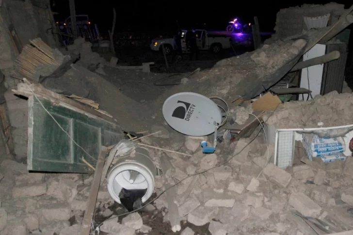 Angaco: el 35% de las casas afectadas por el terremoto presentó derrumbes