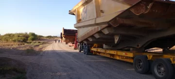 El megaoperativo de Becher-Logística para trasladar tolvas a Veladero El megaoperativo de Becher-Logística para trasladar tolvas a Veladero