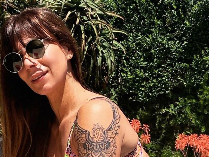 La Negra Capristo aprovechó el calor del fin de semana para tomar sol con poca ropa