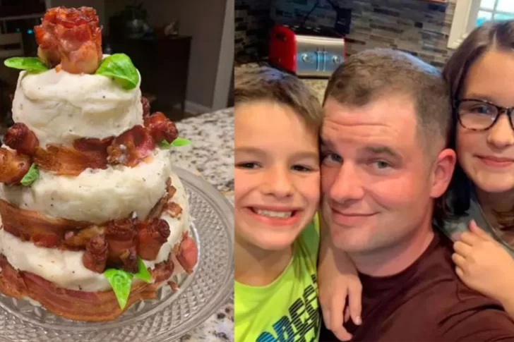 Encargó una torta y le entregaron otra con un insulto: la risa de su hija la rompe