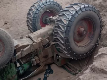 Murió un obrero al ser aplastado por un tractor en Valle Fértil Murió un obrero al ser aplastado por un tractor en Valle Fértil