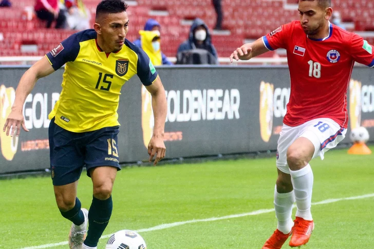 Ecuador empató con Chile y la Roja sigue afuera de la clasificación