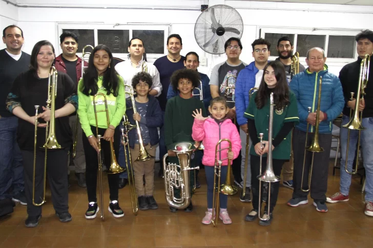 Los trombones salen a escena