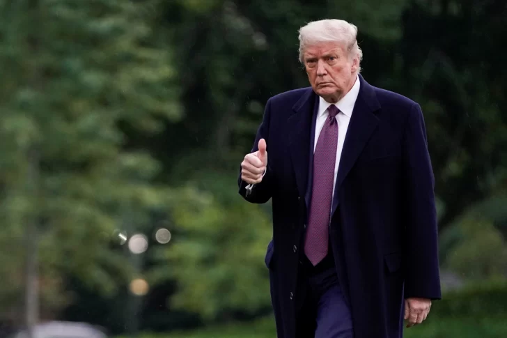 Trump será llevado al Centro Médico Militar para ser tratado por el coronavirus