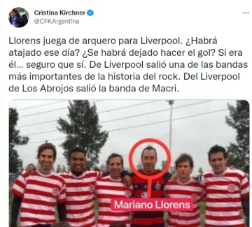 Cristina de Kirchner volvió a vincular al fiscal y al juez que la investigan con Mauricio Macri Cristina de Kirchner volvió a vincular al fiscal y al juez que la investigan con Mauricio Macri