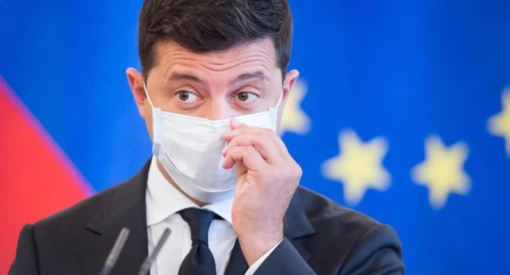 El presidente de Ucrania fue internado tras dar positivo en coronavirus El presidente de Ucrania fue internado tras dar positivo en coronavirus