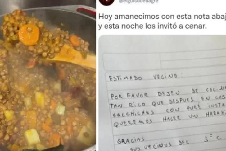 “Dejen de cocinar…”: el insólito pedido de unos vecinos que es furor en Twitter